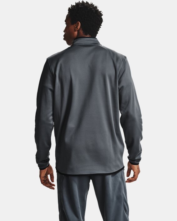 Men's Armour Fleece® ½ Zip, Gray, pdpMainDesktop image number 1